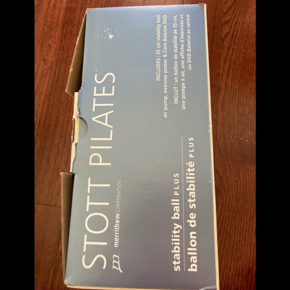 NWOT ball, pump, dvd, exercise poster by Stott Pilates - Picture 8 of 13